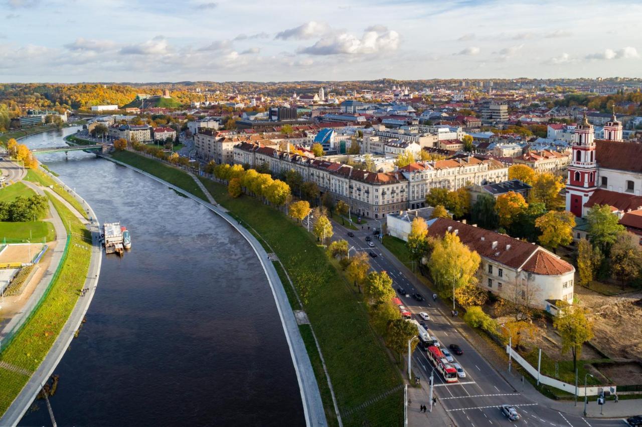 A Cozy Apartment With A Wonderful View Of The River In The Old Town Of Wilna Exterior foto